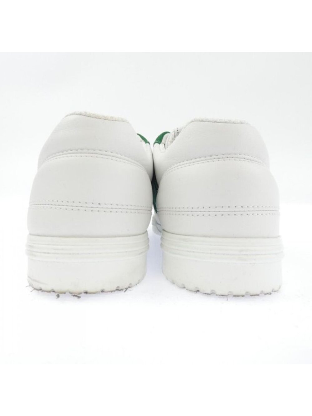 Chanel Tennis Sneakers Suede Calfskin White Green - Picture 5 of 6